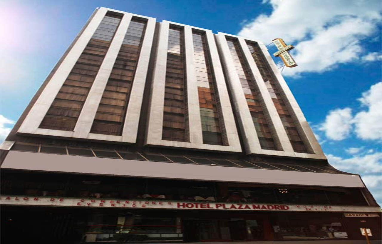 Hotel Plaza Madrid Mexiko-Stadt Exterior foto